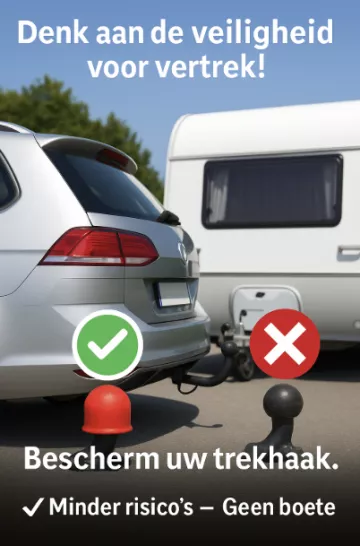 ⚠️ Vakantie in zicht: vergeet niet je trekhaak te beveiligen!