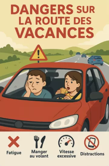 🚗 Sécurité routière : ces règles trop souvent négligées avant les départs en vacances