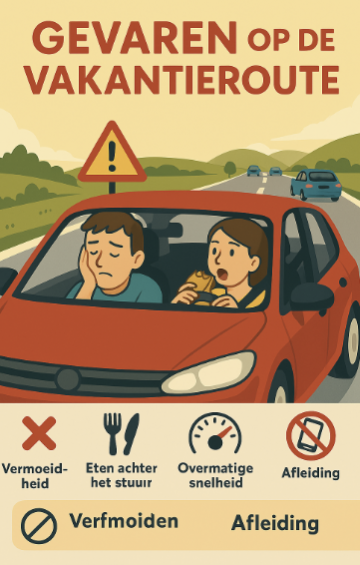 🚗 Verkeersveiligheid op weg naar vakantie: te veel regels genegeerd