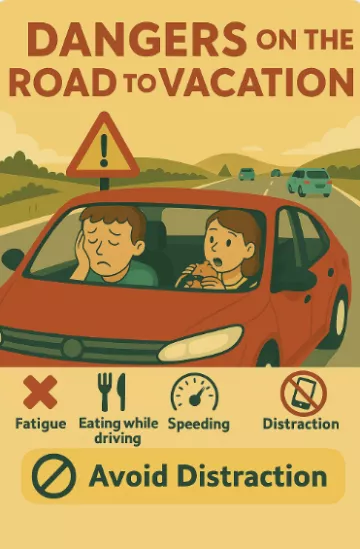 🚗 Road Safety on the Way to Vacation: Too Many Rules Ignored