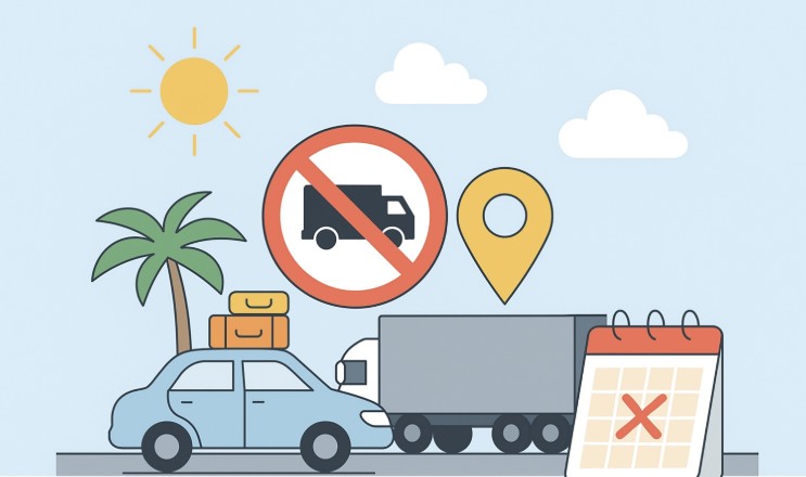 🚛 Restrictions de circulation estivales pour les poids lourds : un enjeu pour les vacances ☀️
