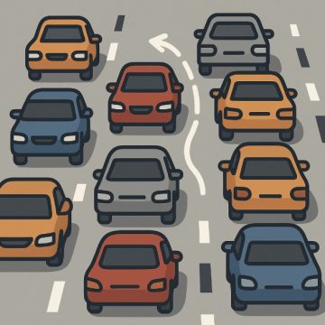 🚗 Changing Lanes in Traffic Jams: Does It Really Make You Go Faster?