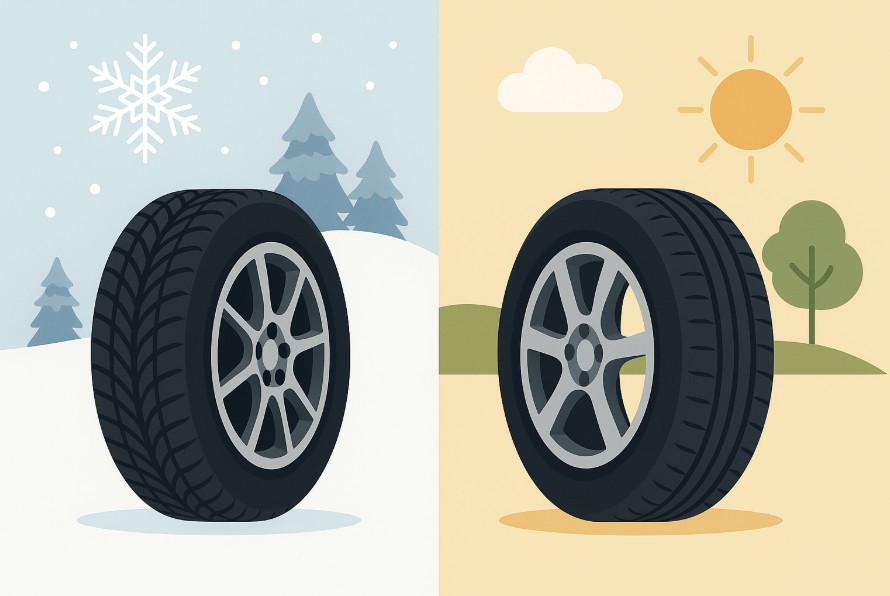 🌨️ Été, hiver, 4 saisons : quel pneu pour éviter les ennuis (et les amendes) ?