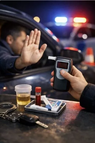 Refusal to take an alcohol or drug test: what drivers often don’t realise 🚗