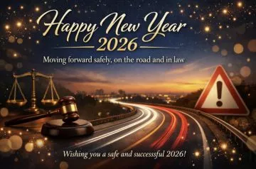 Happy New Year 2026: moving forward safely, on the road and in law