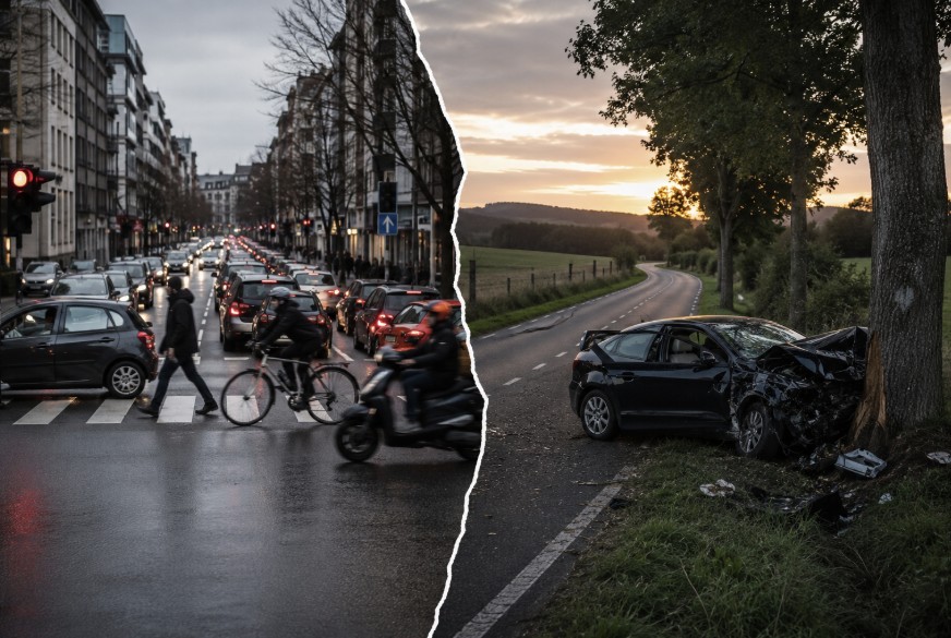 🚗 Pourquoi les petites routes de campagne restent parmi les plus meurtrières en Belgique